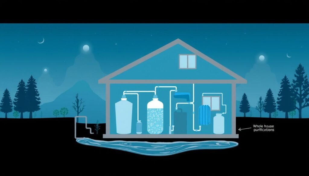 全戶式淨水器系統安裝示意圖 全戶式淨水器系統安裝示意圖